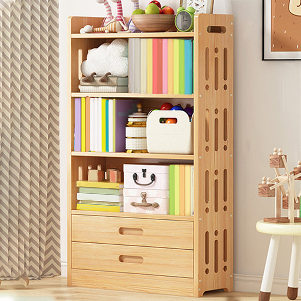 Freestanding Standard Kids Bookcase Nordic Light Wood Standard Bookcase