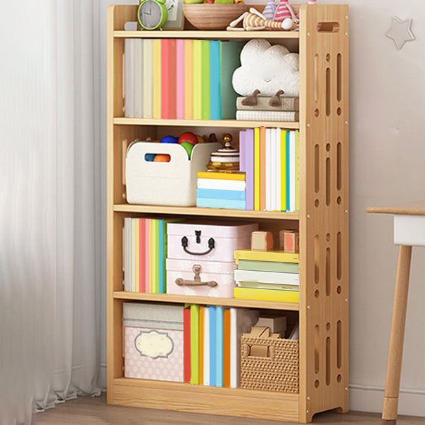 Freestanding Standard Kids Bookcase Nordic Light Wood Standard Bookcase