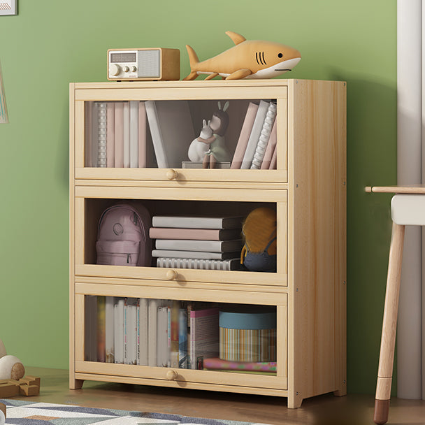 Freestanding Standard Kids Bookcase Nordic Light Wood Standard Bookcase