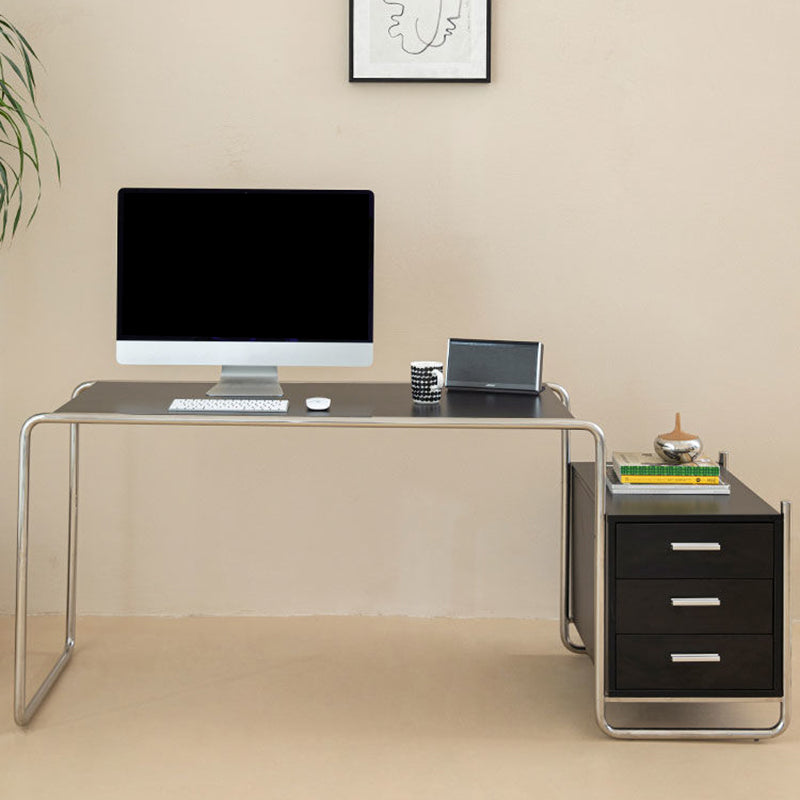 Contemporary Wooden Office Desk Rectangular Writing Desk for Office