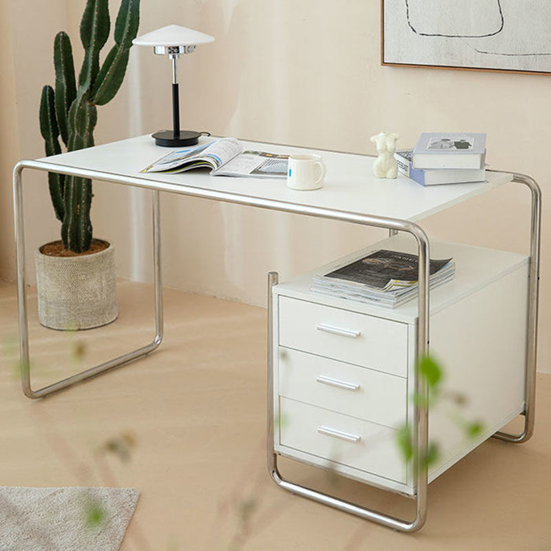 Contemporary Wooden Office Desk Rectangular Writing Desk for Office