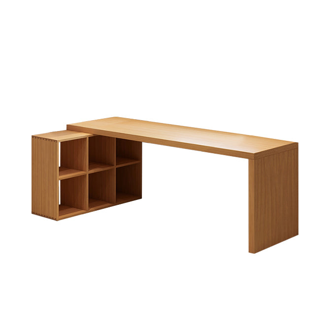 Modern Solid Wood Office Desk L-Shape Writing Desk for Office