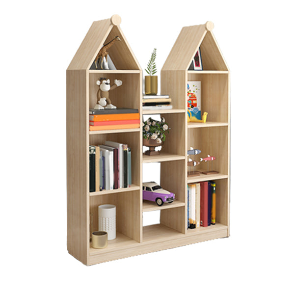 Solid Wood Kids Storage Cubby Nordic Home Freestanding Bookcase