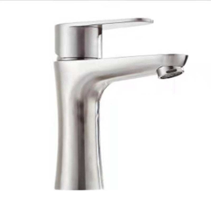 Modern Faucet 1-Handle 1-Hole 304 Stainless Steel Single Level Low Pot Filler Faucet