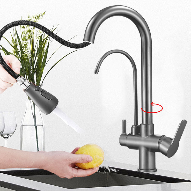 Modern Style Kitchen Sink Stainless Steel Round Shape Kitchen Sink