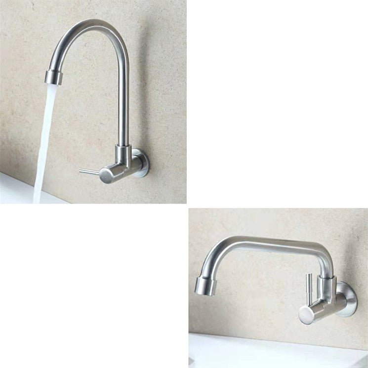 Modern 1-Handle Faucets Stainless Steel with Water Dispenser Standard Kitchen Faucets