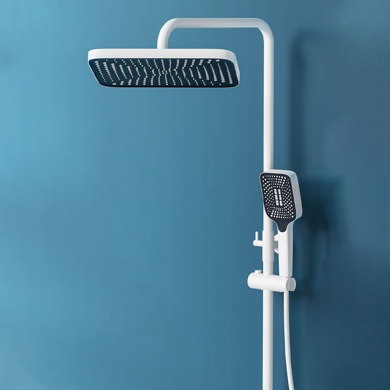 Modern Shower Head Combo Stainless Steel Slide Bar Included Wall Mounted Shower System