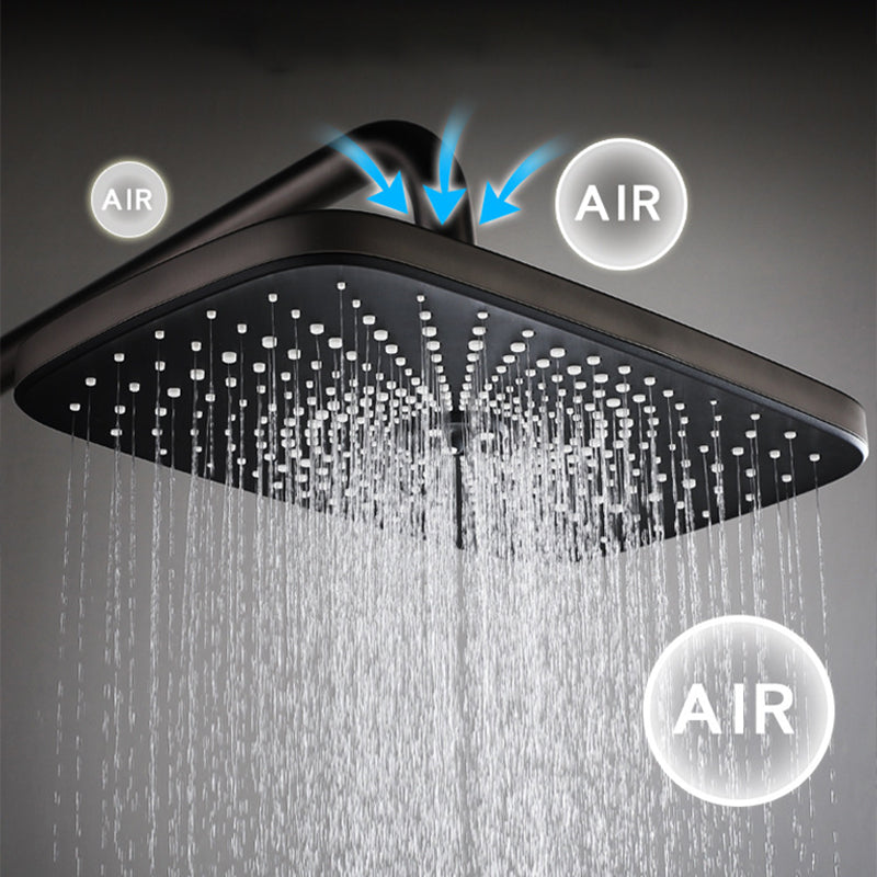 Modern Shower Trim Brass Temperature Control Adjustable Shower Head Shower Set