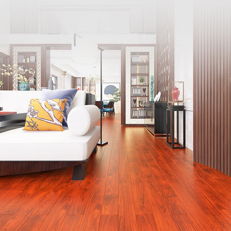 Contemporary Laminate Flooring Solid Wood Laminate Flooring with Red Color