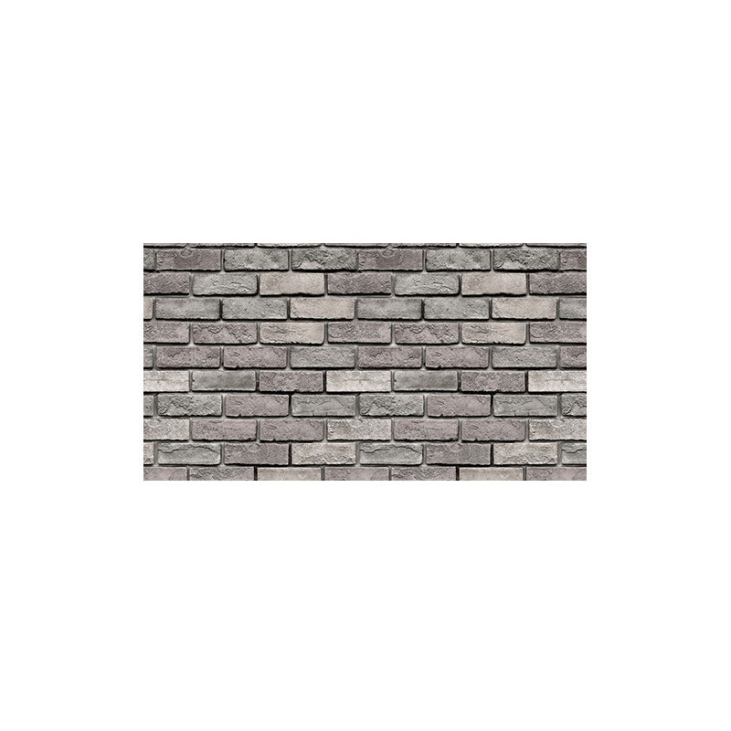 Industrial Wall Plank Brick Print Bathroom and Living Room Wall Panels