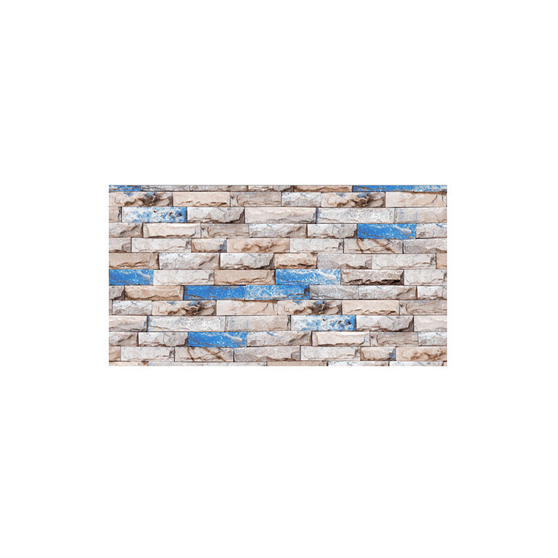 Industrial Wall Plank Brick Print Bathroom and Living Room Wall Panels