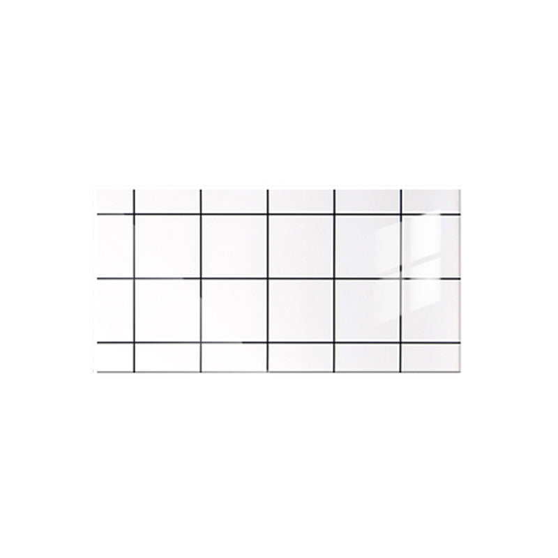 PVC Rectangular Peel & Stick Subway Tile Kitchen and Bathroom Backsplash