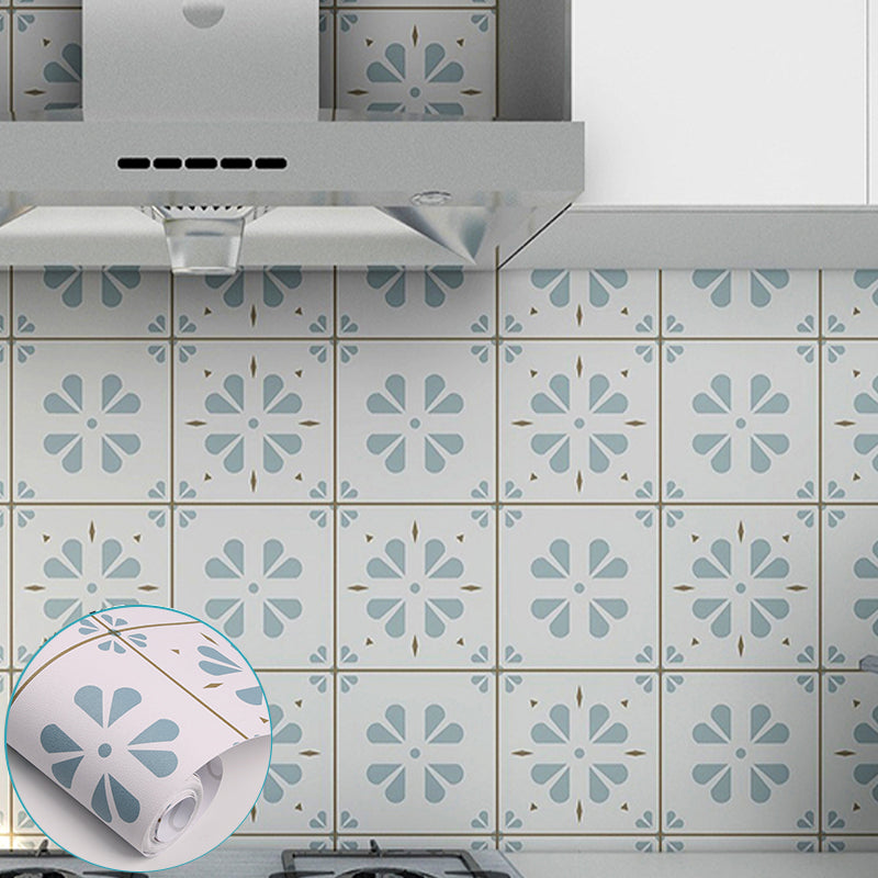 Modern Peel and Stick Tiles Plastic Mosaic Tile Peel & Stick Field Tile for Kitchen