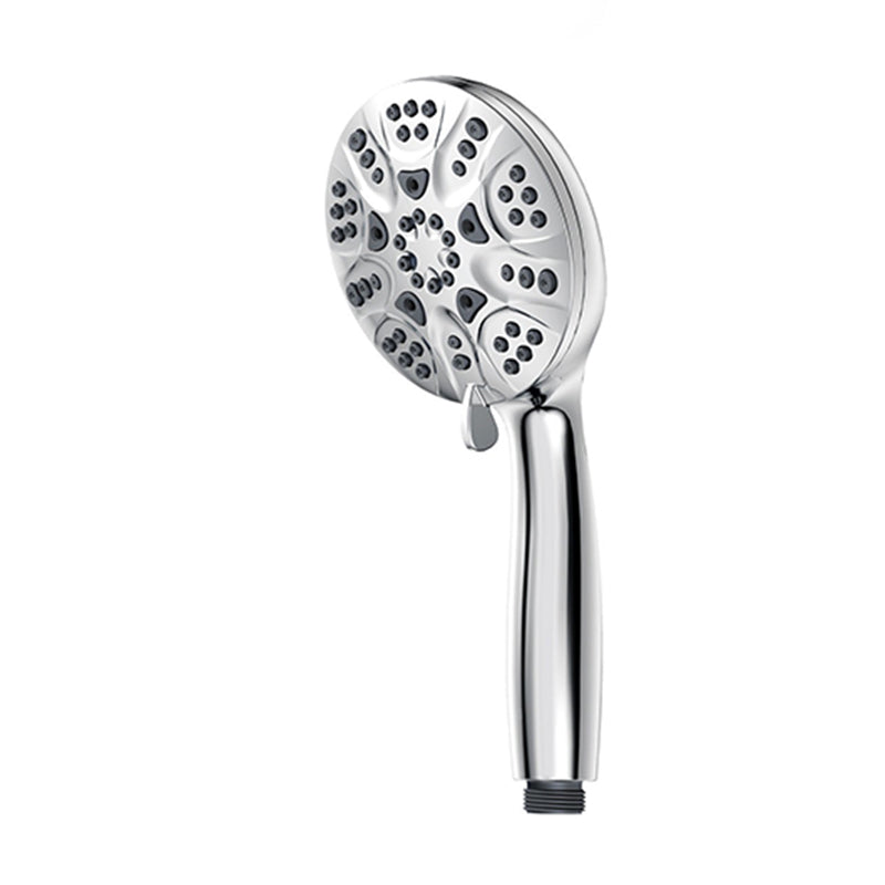 Contemporary Shower Combo Dual Shower Head Chrome Ceiling Mounted Round Shower Head