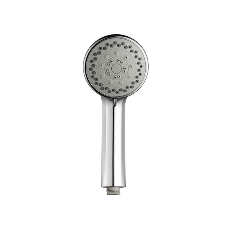 Single Dual Shower Head Square High Arch Shower Head Combo in Chrome