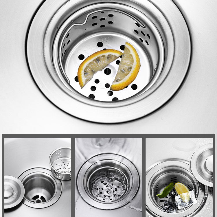 Rectangle Stainless Steel Sink Single Bowl Undermount Kitchen Sink