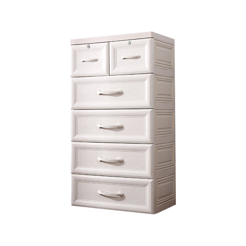 15.6-inch W Nursery Dresser Scandinavian Kids Nightstand with 5/6 Drawers