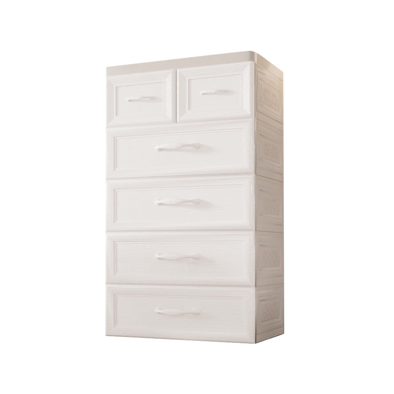 15.6-inch W Nursery Dresser Scandinavian Kids Nightstand with 5/6 Drawers