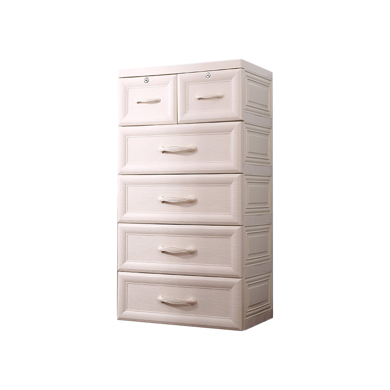 15.6-inch W Nursery Dresser Scandinavian Kids Nightstand with 5/6 Drawers