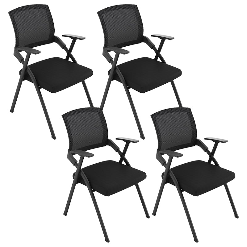 Contemporary Style Conference Chair Metal Frame Office Chair with Arm