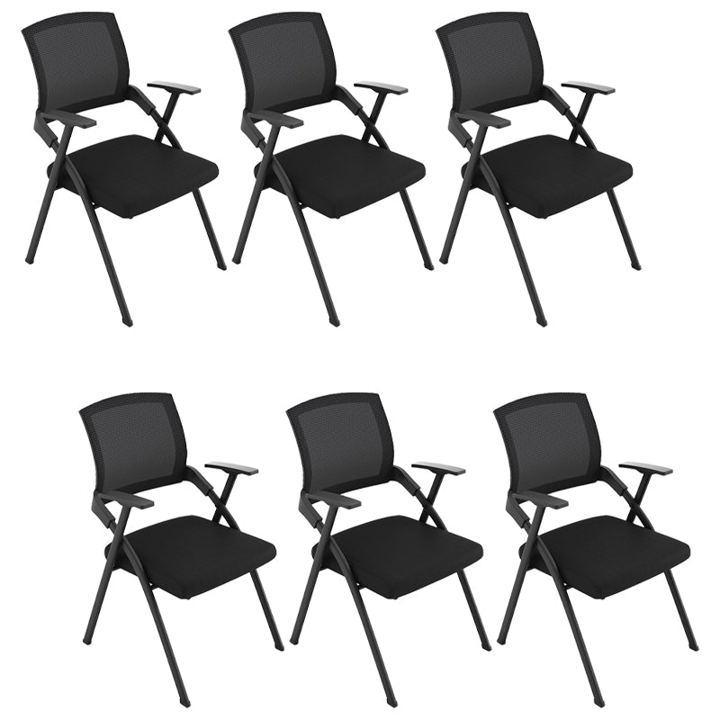 Contemporary Style Conference Chair Metal Frame Office Chair with Arm