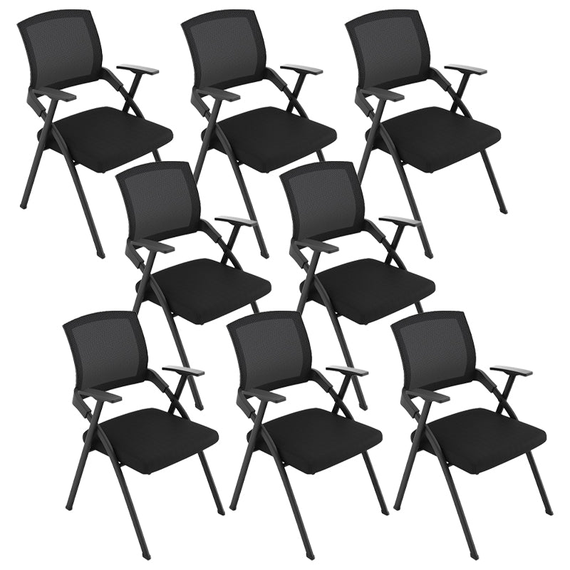 Contemporary Style Conference Chair Metal Frame Office Chair with Arm