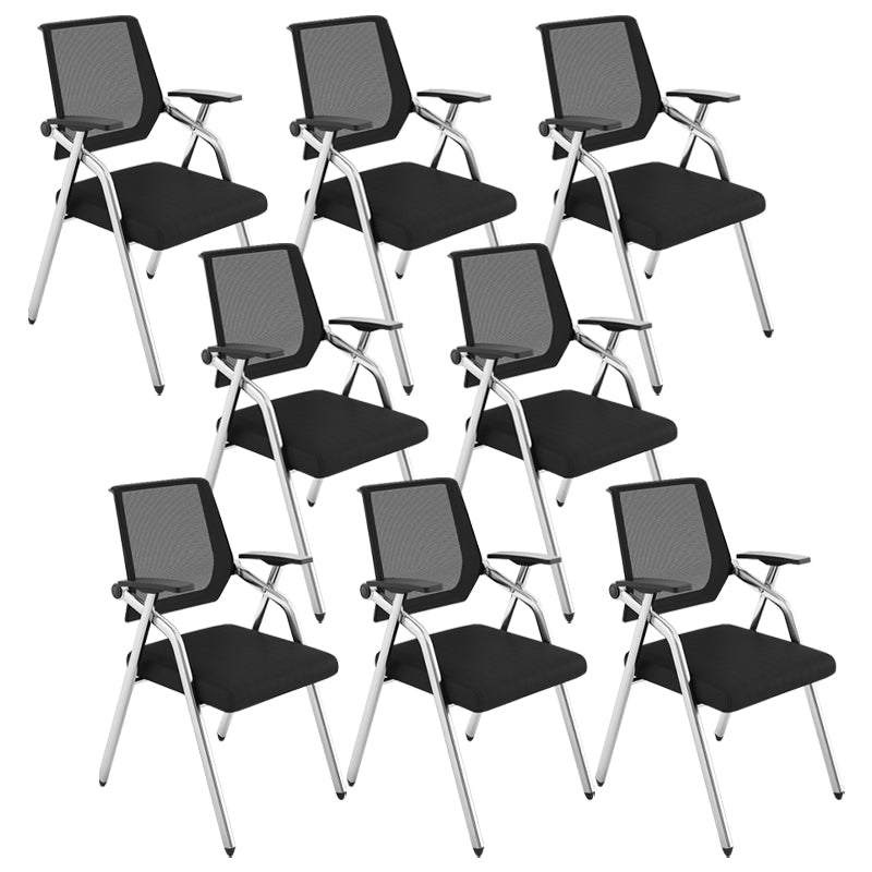 Contemporary Style Conference Chair Metal Frame Office Chair with Arm