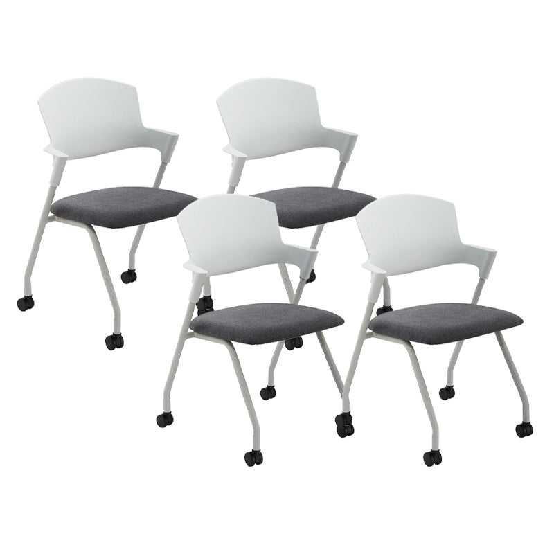 Modern Style Conference Chair Metal Frame Office Chair with Arm