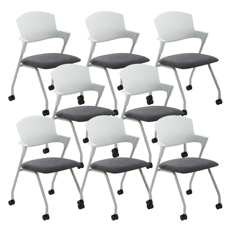 Modern Style Conference Chair Metal Frame Office Chair with Arm