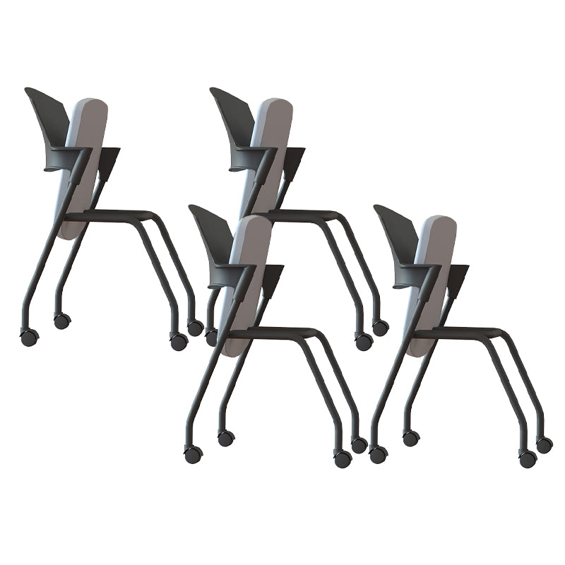 Modern Style Conference Chair Metal Frame Office Chair with Arm