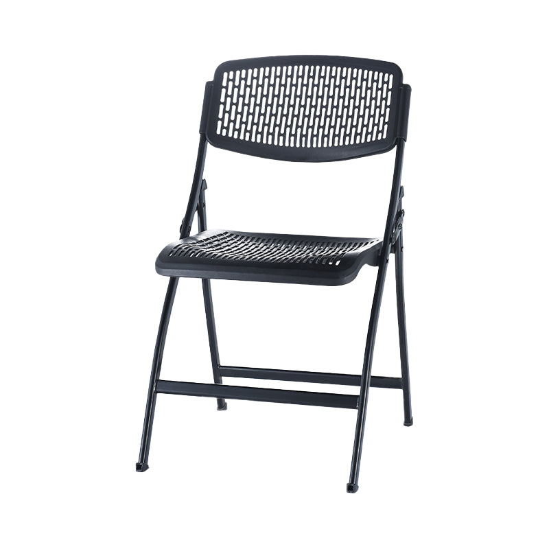 Plastic Office Chair Metal Frame Contemporary Office Chair without Arm