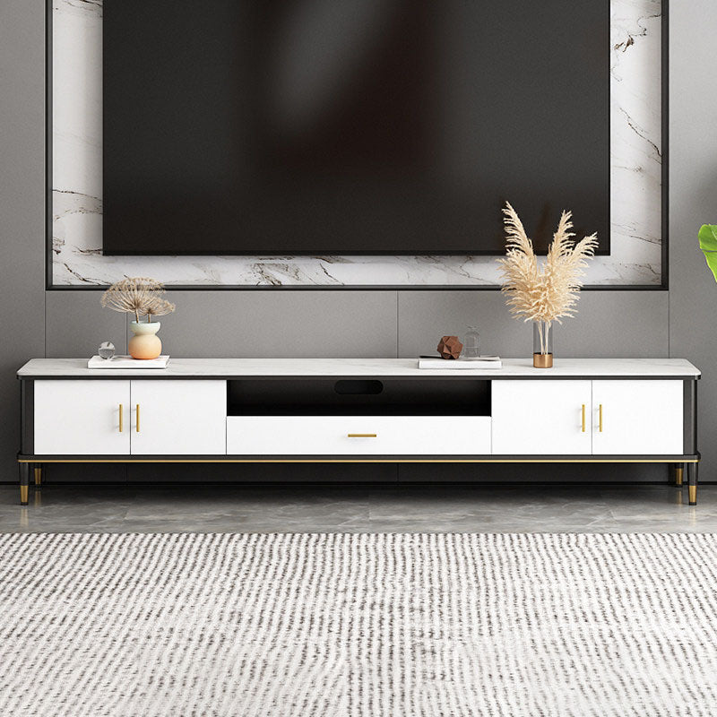 Modern TV Stand Console Open Storage TV Console for Living Room