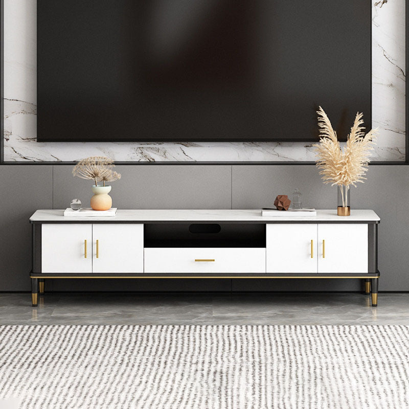 Modern TV Stand Console Open Storage TV Console for Living Room