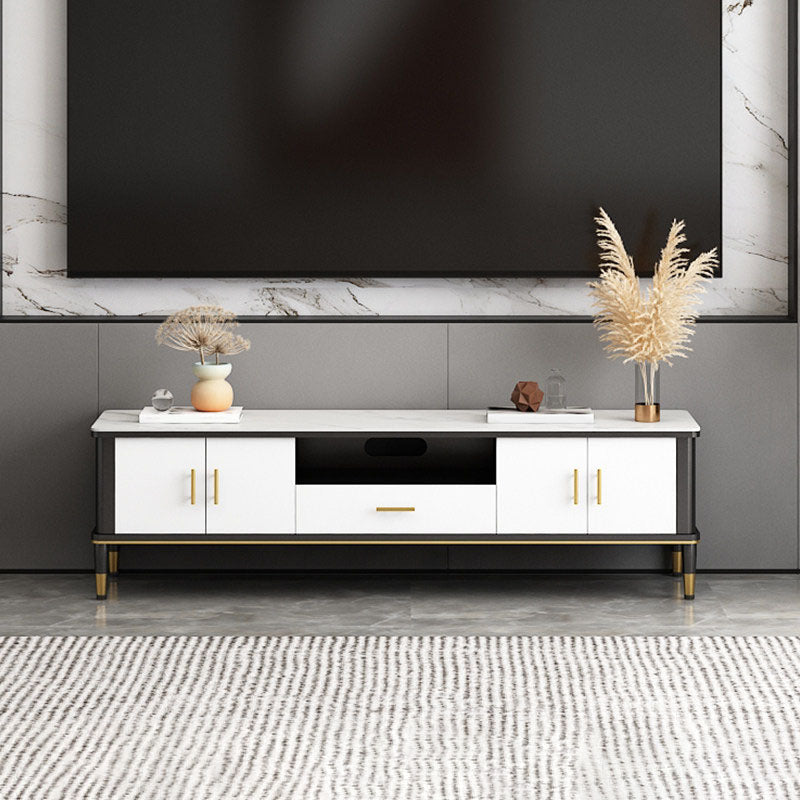 Modern TV Stand Console Open Storage TV Console for Living Room