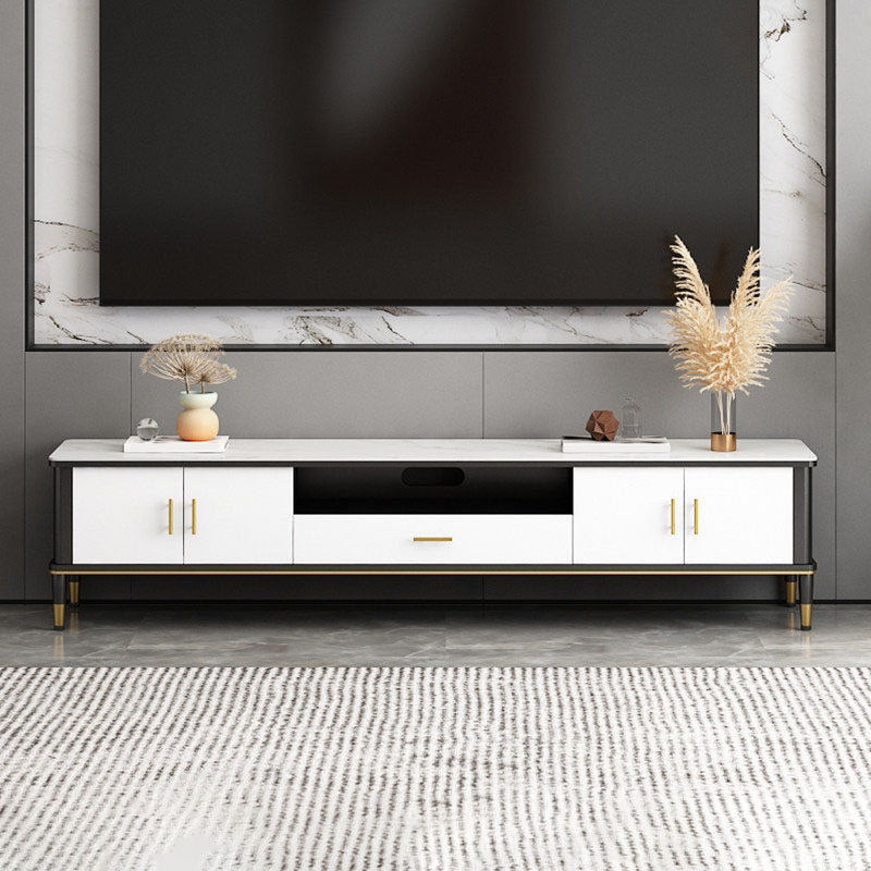 Modern TV Stand Console Open Storage TV Console for Living Room