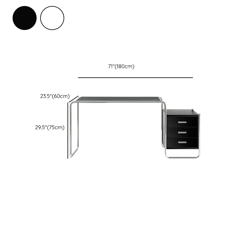 Contemporary Wooden Office Desk Rectangular Writing Desk for Office