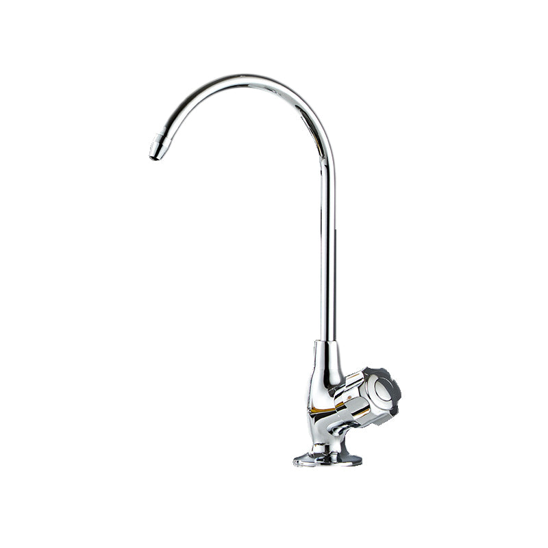 Modern High-Arc Kitchen Faucet Stainless Steel Swivel Spout Standard Kitchen Faucets