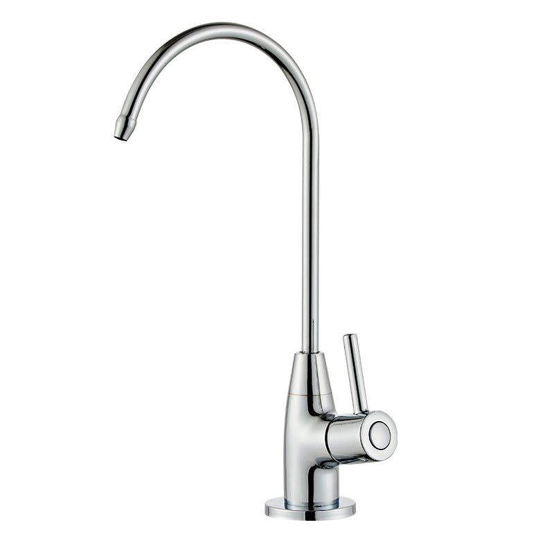 Modern High-Arc Kitchen Faucet Stainless Steel Swivel Spout Standard Kitchen Faucets