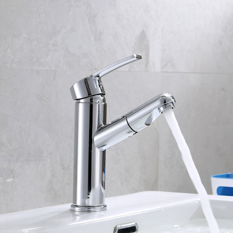 Contemporary Style Faucet Single Handle Vessel Sink Bathroom Faucet