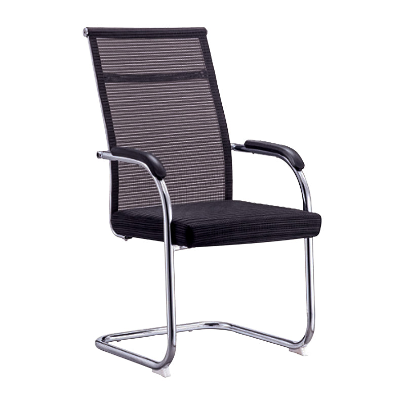 Ergonomic Mesh Desk Chair Contemporary Metal Office Chair with Arm