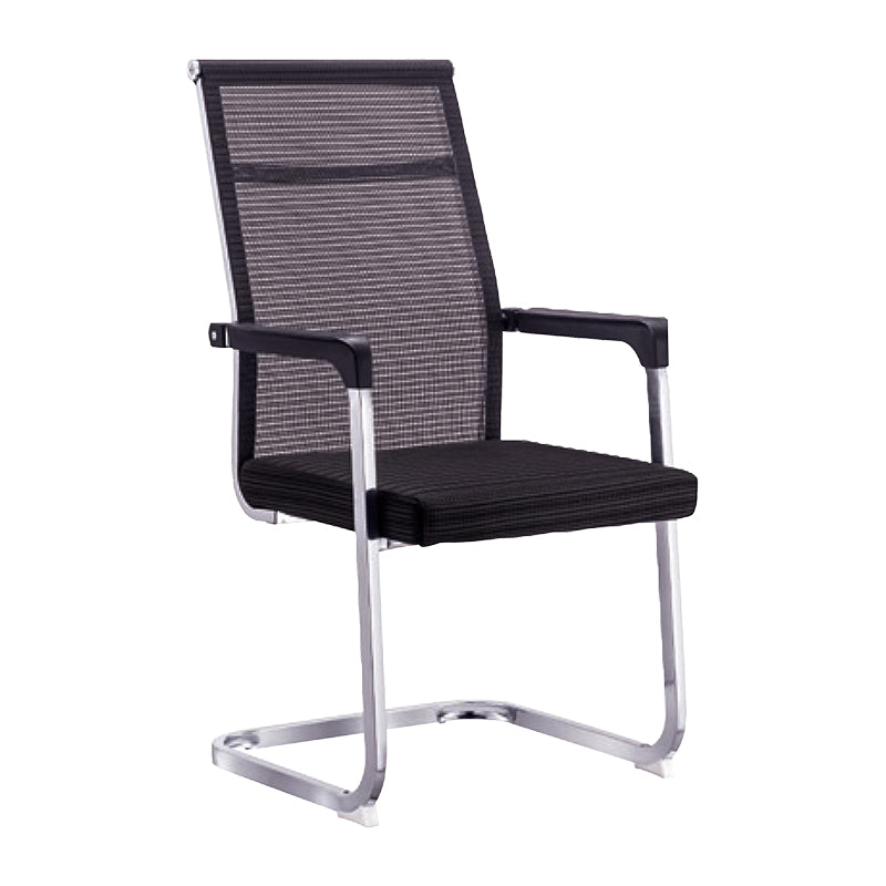 Ergonomic Mesh Desk Chair Contemporary Metal Office Chair with Arm