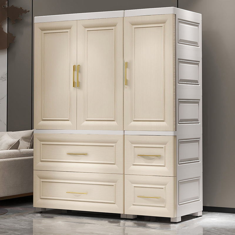 Plastic Youth Armoire with Drawer Contemporary Bedroom Armoire