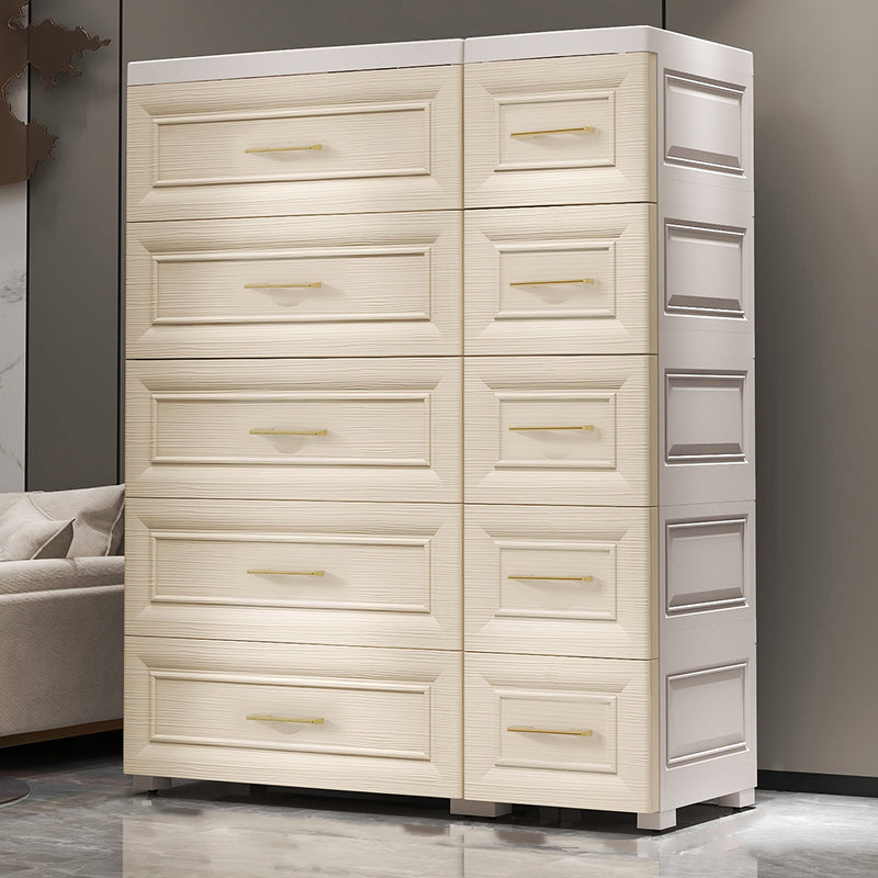 Plastic Youth Armoire with Drawer Contemporary Bedroom Armoire