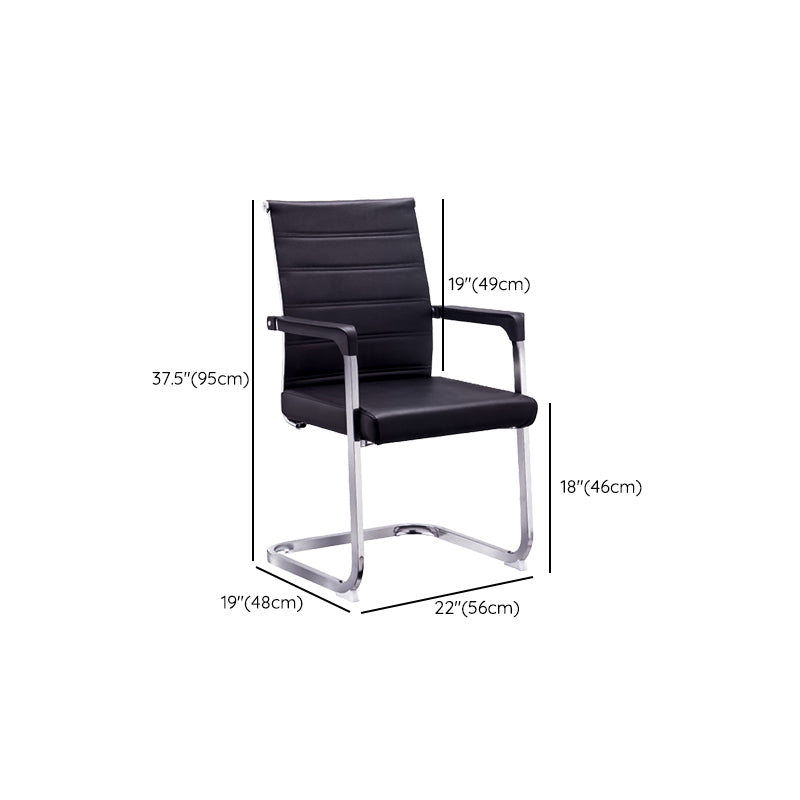 Ergonomic Mesh Desk Chair Contemporary Metal Office Chair with Arm