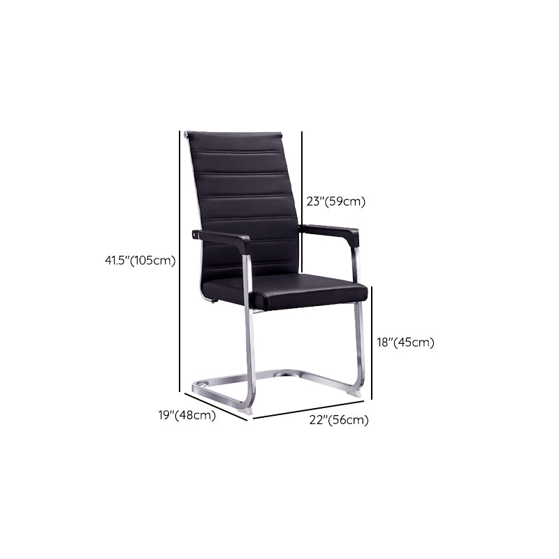 Ergonomic Mesh Desk Chair Contemporary Metal Office Chair with Arm