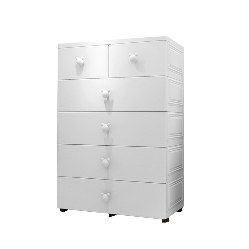 14.82-inch W Chest Nursery Dresser Scandinavian Kids Nightstand with 6 Drawers