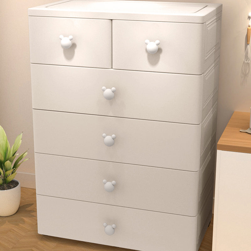 14.82-inch W Chest Nursery Dresser Scandinavian Kids Nightstand with 6 Drawers