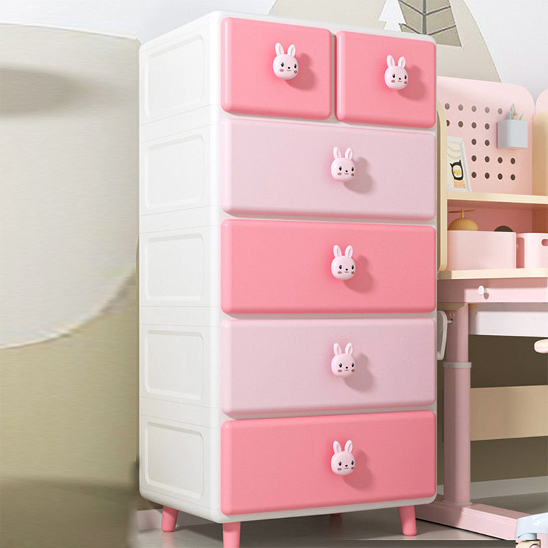 Scandinavian Dresser for Kids Plastic Baby Dresser for Bedroom