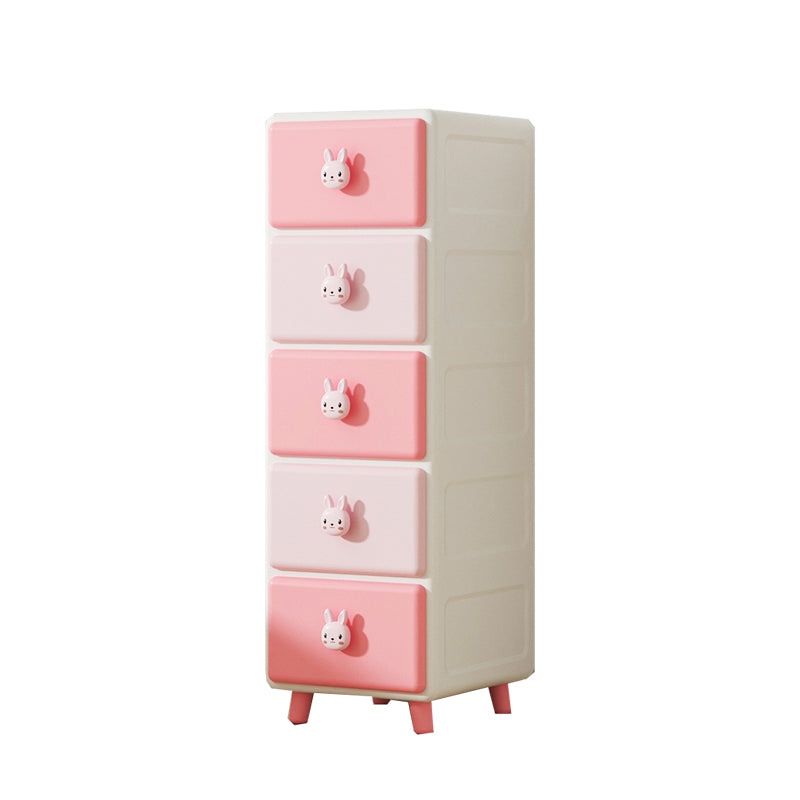 Scandinavian Dresser for Kids Plastic Baby Dresser for Bedroom