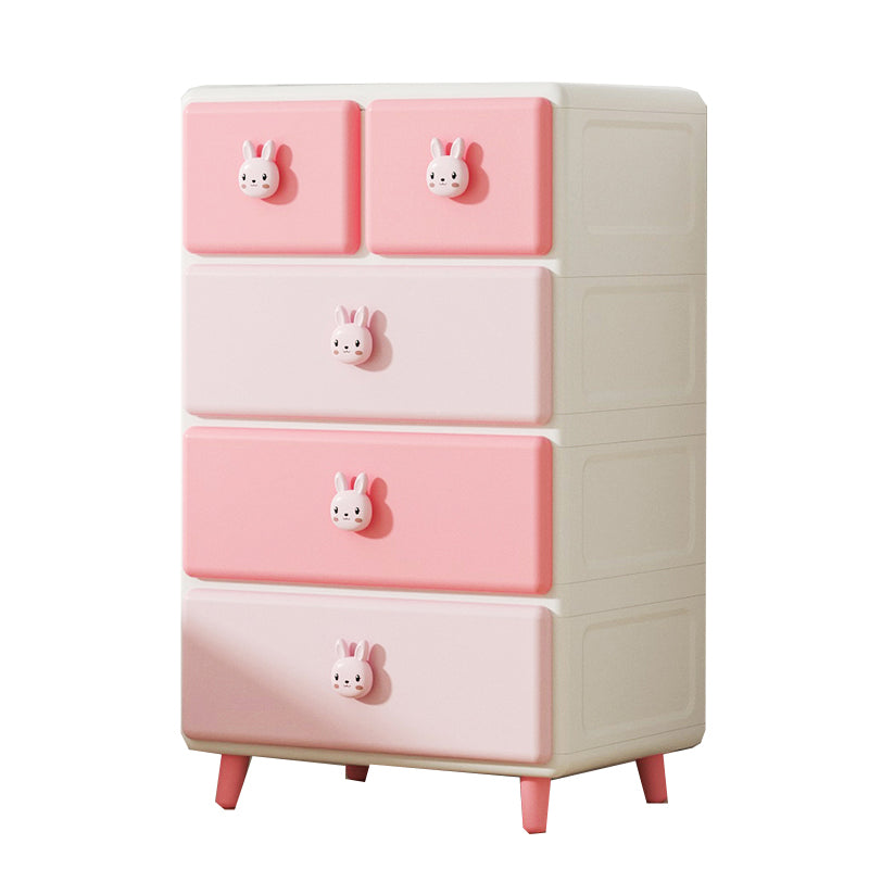 Scandinavian Dresser for Kids Plastic Baby Dresser for Bedroom